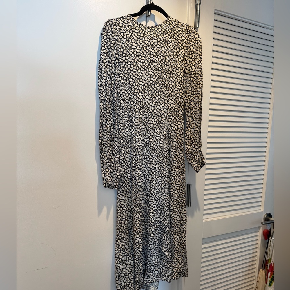 Reformation Floral Long Sleeve Dress